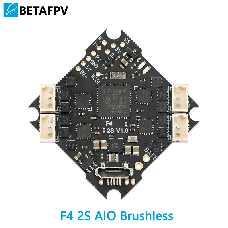 Бесщеточный контроллер полета Beta F4 2S AIO для 65X 75X whoop|Детали и аксессуары| |