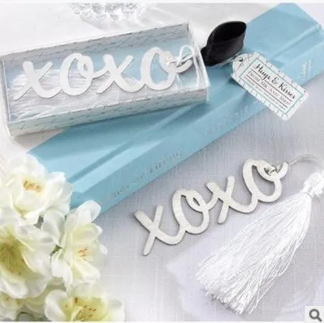 

Закладки для книг с буквами «XOXO», с кисточками