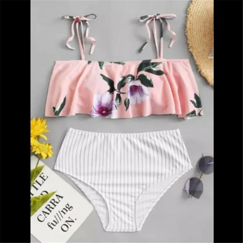 

Womens Swimwear Bikini Set Bandage Push-Up Padded Bra Swimsuit Bathing Suit Sexy maillot de bain femme 2019 Newest Hot Summer
