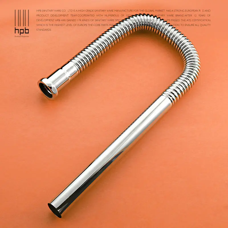 HPB латунный умывальник выдвижной дренажные трубы для воды на выходе ванная