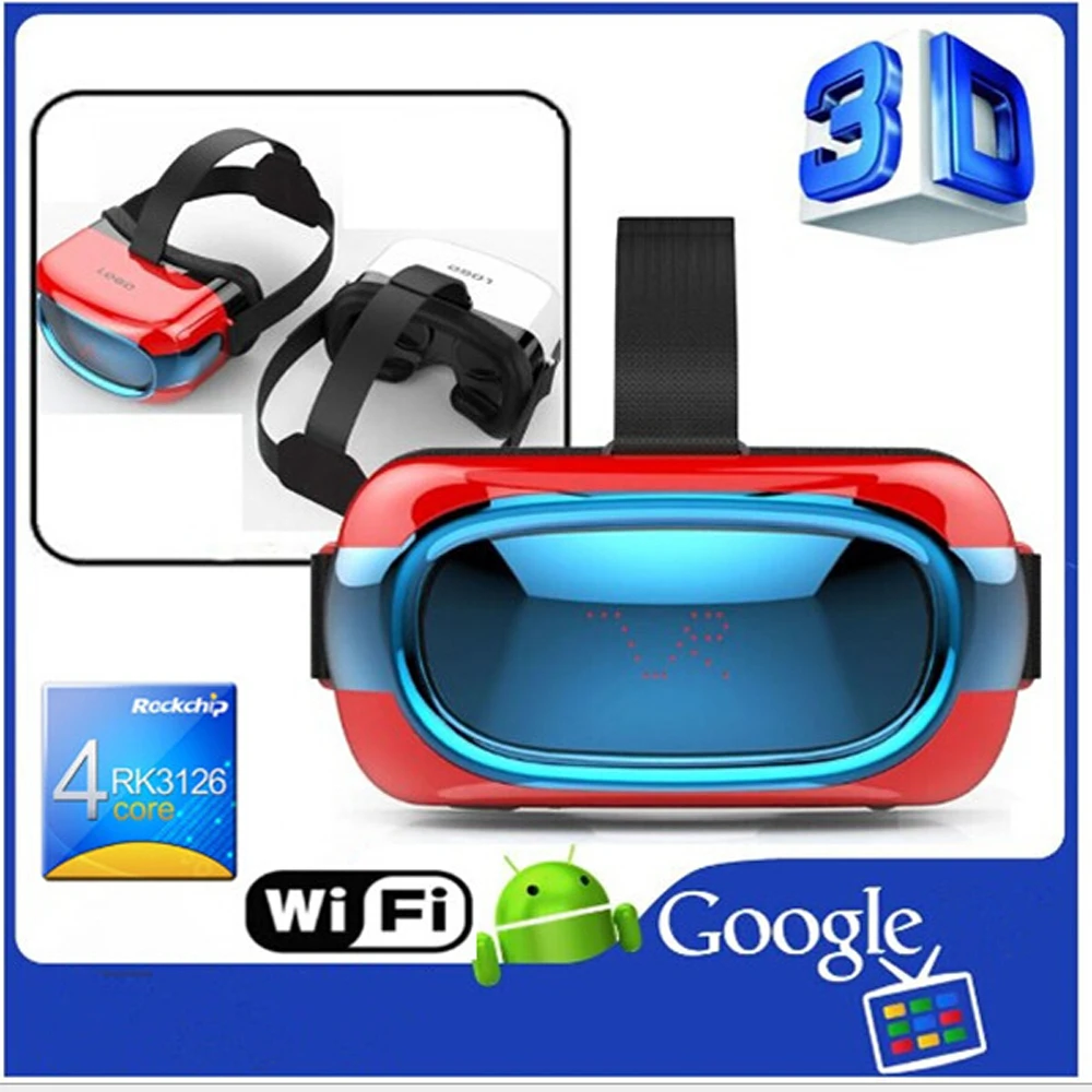 Новый высокое качество все в одном VR очки 3D 360 градусов Виртуальная реальность