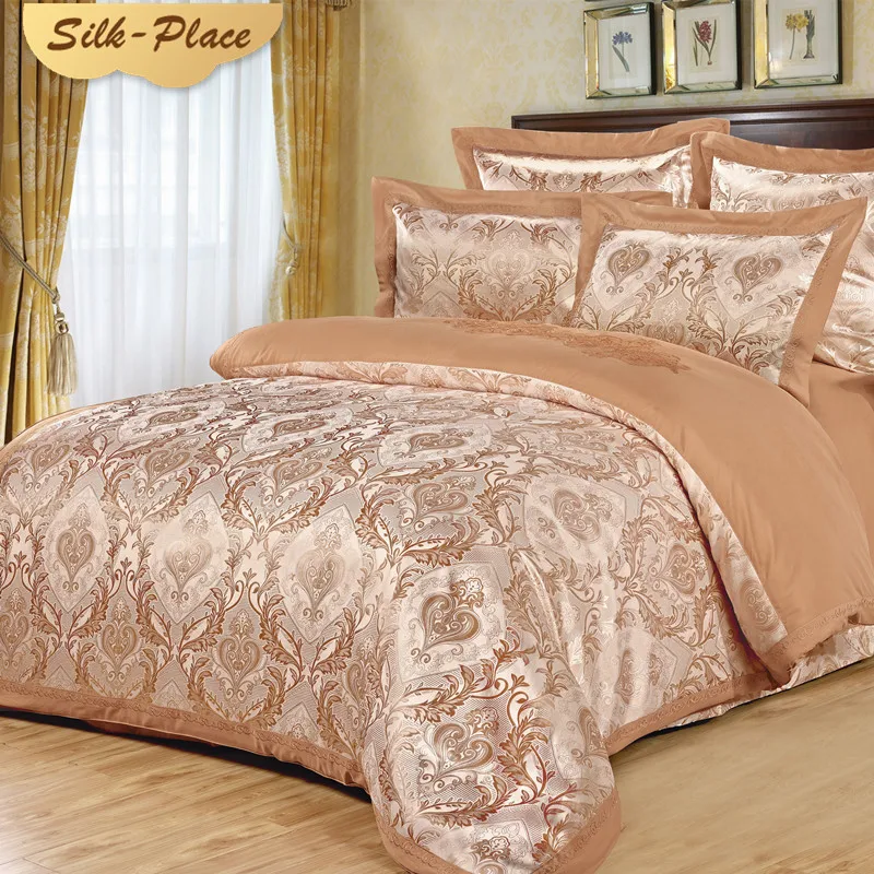 &quotSILKPLACE&quot Хлопчатобумажный спальный комплект для постельных принадлежностей с