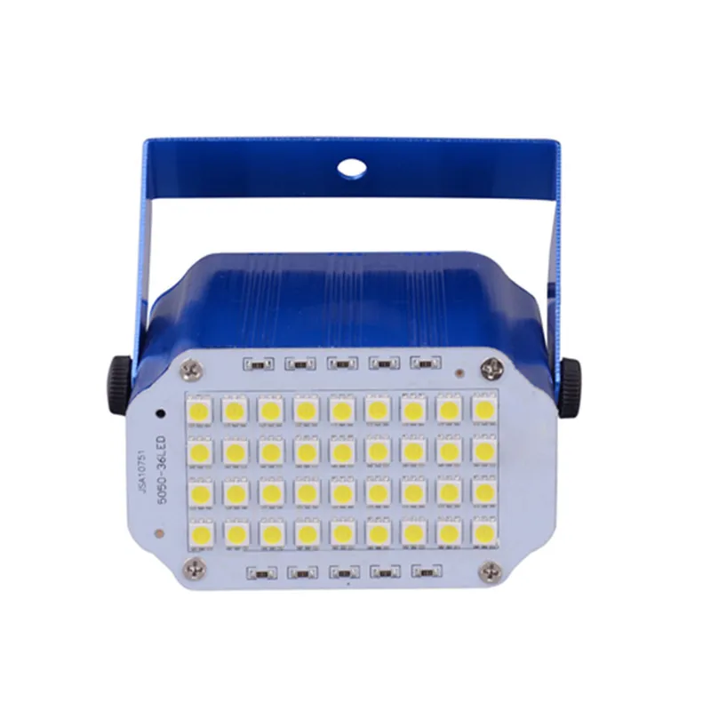 

Flash 36 Leds DJ Disco strobe light sound voice music control strobescope Flashlight Led stage light Effect party show RGB/White
