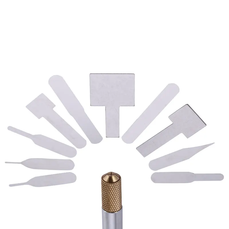 

IC Chip Repair Thin Blade A8 A9 CPU Remover Metal Handle for iPhone Processors NAND Flash Logic Board Repair Tool