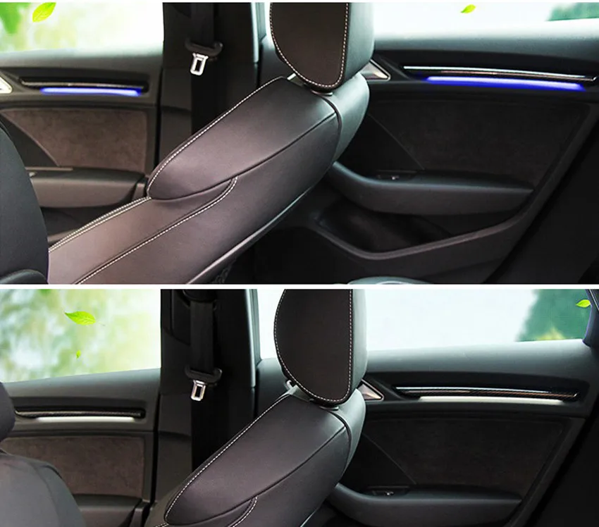 Для Audi A3 8 В 2012 2013 2014 2015 2016 2017 2018 аксессуары для интерьера с светодио дный Пластик