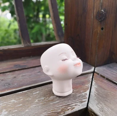 kiss boy 11cm Милый Винтажный Ретро арт Керамическая кукла голова Кукла тело ручная часть подарок на день рождения Рождество дома антикварные украшения - Цвет: kiss boy 11cm