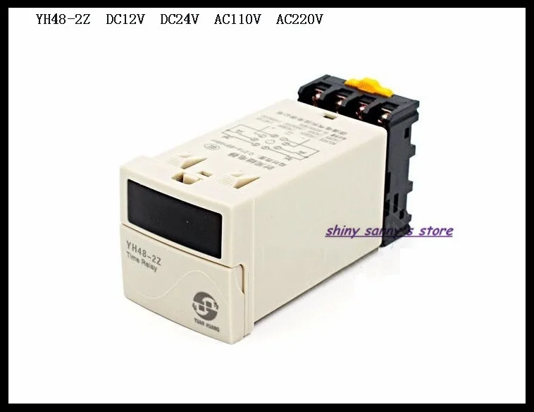 Обновление YH48 2Z DH48S DC12V DC24V AC110V AC220V многофункциональное Цифровое реле таймера на 8