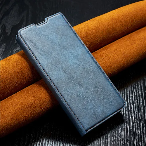 blue Кожаный чехол-книжка с откидной крышкой для Red mi Note 7, 6, чехол-кошелек со слотом для карт для Red mi K20 Pro, Xiaomi mi, 9 T, красный mi 6A, красный mi 6 Pro Чехол - Цвет: blue