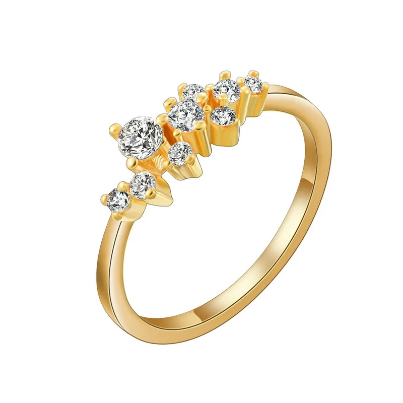 Женское кольцо из стерлингового серебра 925 пробы LASPERAL золотистого цвета