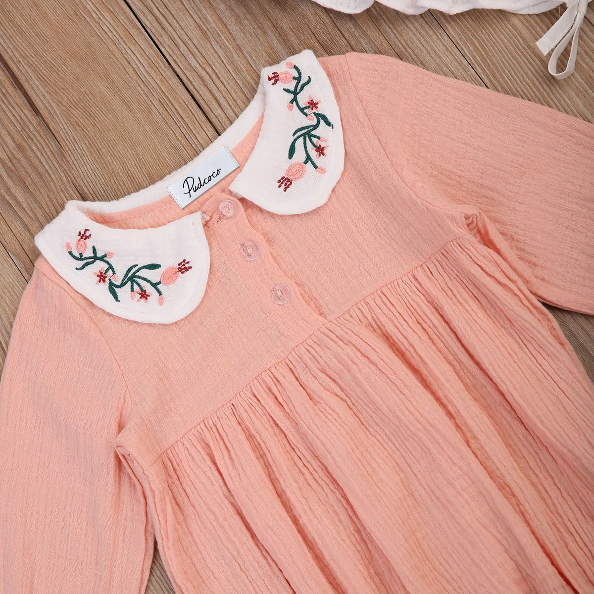 Комплект одежды из 2 предметов для новорожденных милая Одежда маленьких девочек