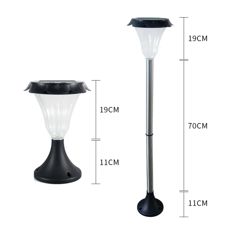 Многофункциональный Солнечный Белый светодиодный садовый Ландшафтный фонарь