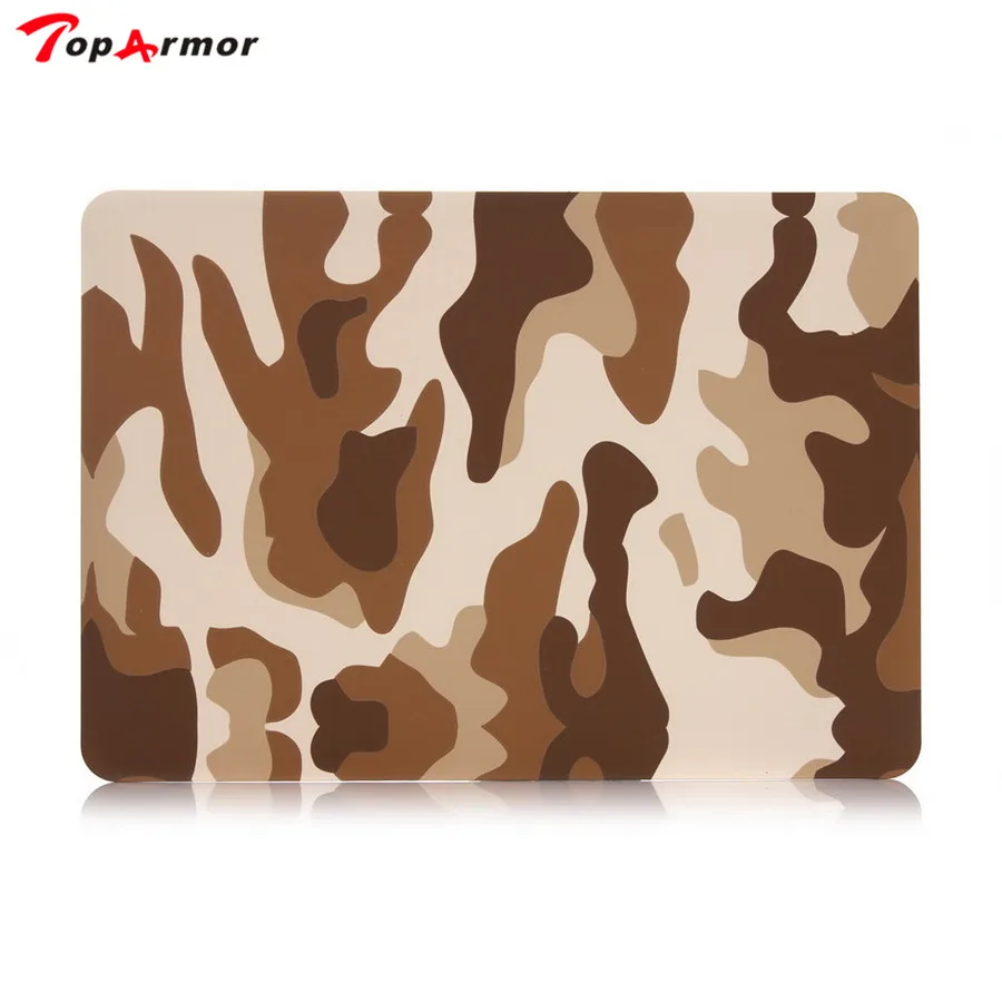 TopArmor для Macbook Air Pro с retina 11 13 15 дюймов военный Камуфляжный узор твердый пластик