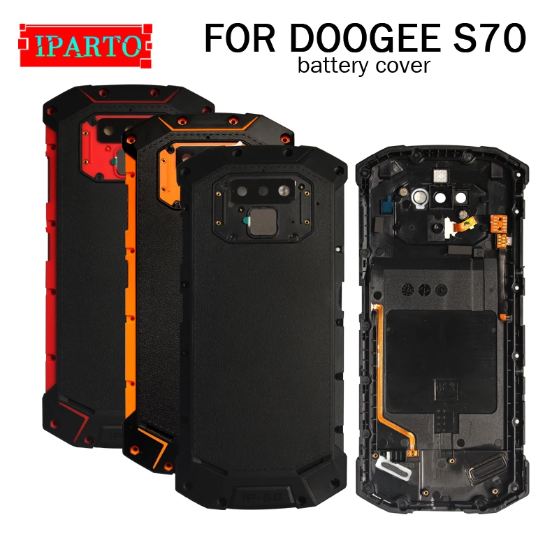 Замена крышки батареи DOOGEE S70 100% оригинальный новый прочный Чехол для мобильного