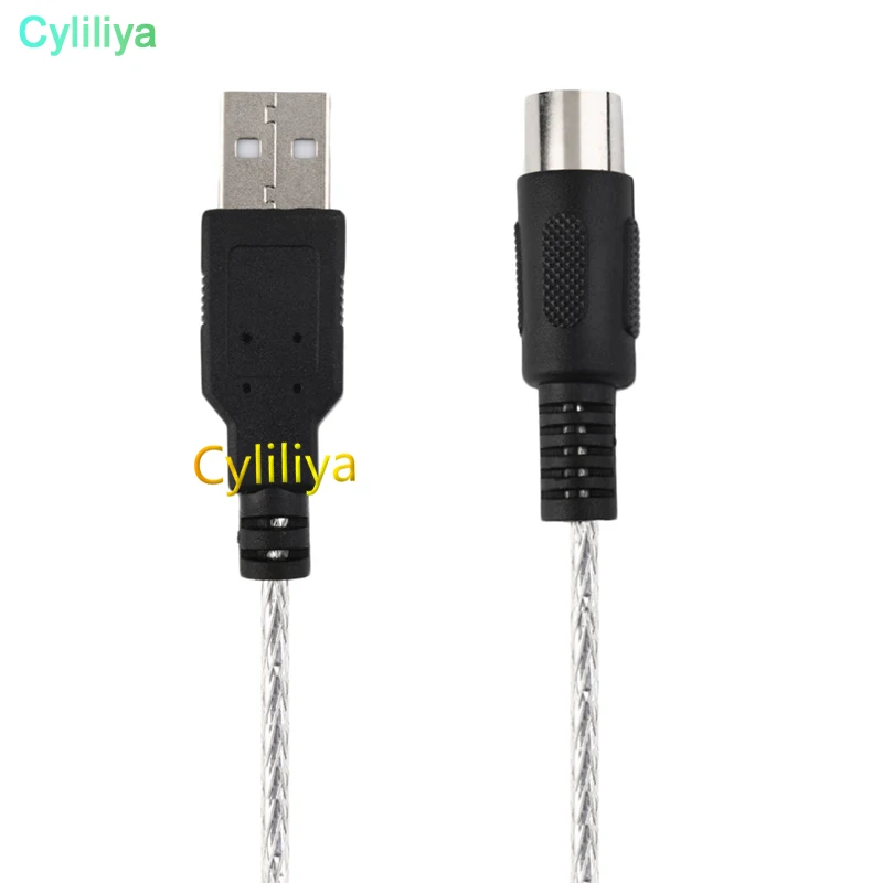 Новинка 100 компл./лот 1 8 M USB Встроенный адаптер ПК для музыкальной клавиатуры
