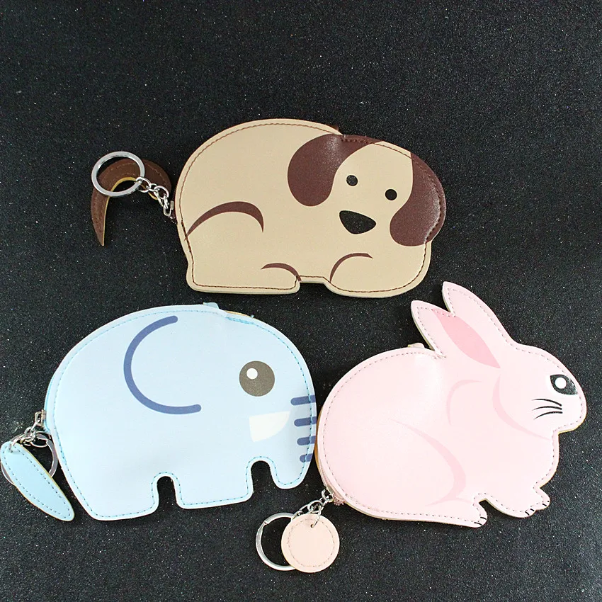 

Индивидуальный цельный кошелек M305 с животными, простая индивидуальная монетница, маленький кошелек для девушек, привлекательный студенчес...