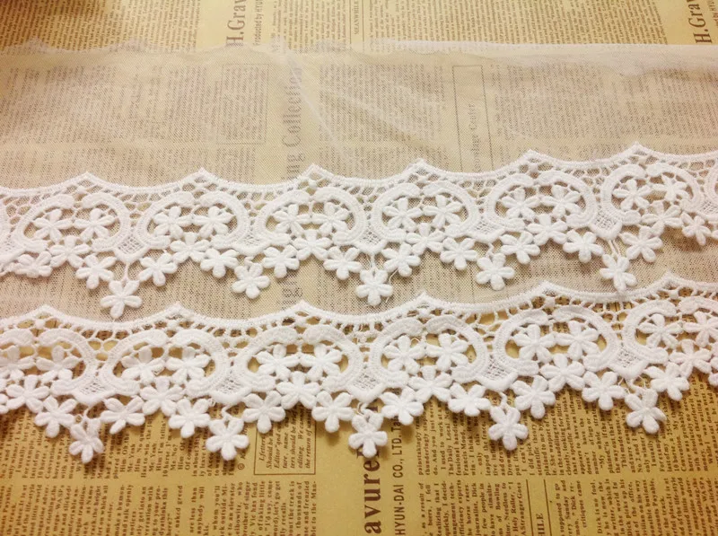 Лента с вышивкой из хлопчатобумажной ткани 5 ярдов 22 см 8 66 дюйма|lace trim ribbon|trim ribbonlace
