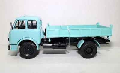 Небесно-голубой 1/43 классические винтажные рождественские 5116 транспортер грузовик игрушечные модельные машинки сплава металла литья под давлением раздвижные автомобильные игрушки - Цвет: Небесно-голубой