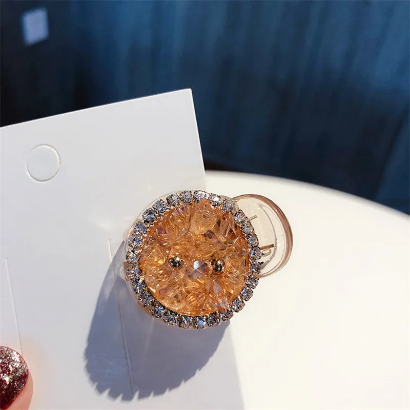 Корейский Кристалл Стразы Волосы Коготь головной убор волосы Краб девушка