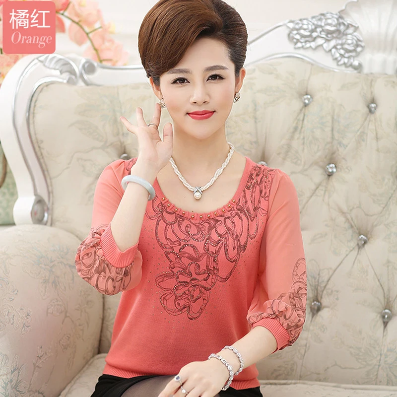 Лидер продаж женская Свободная трикотажная блузка размера плюс на весну и осень