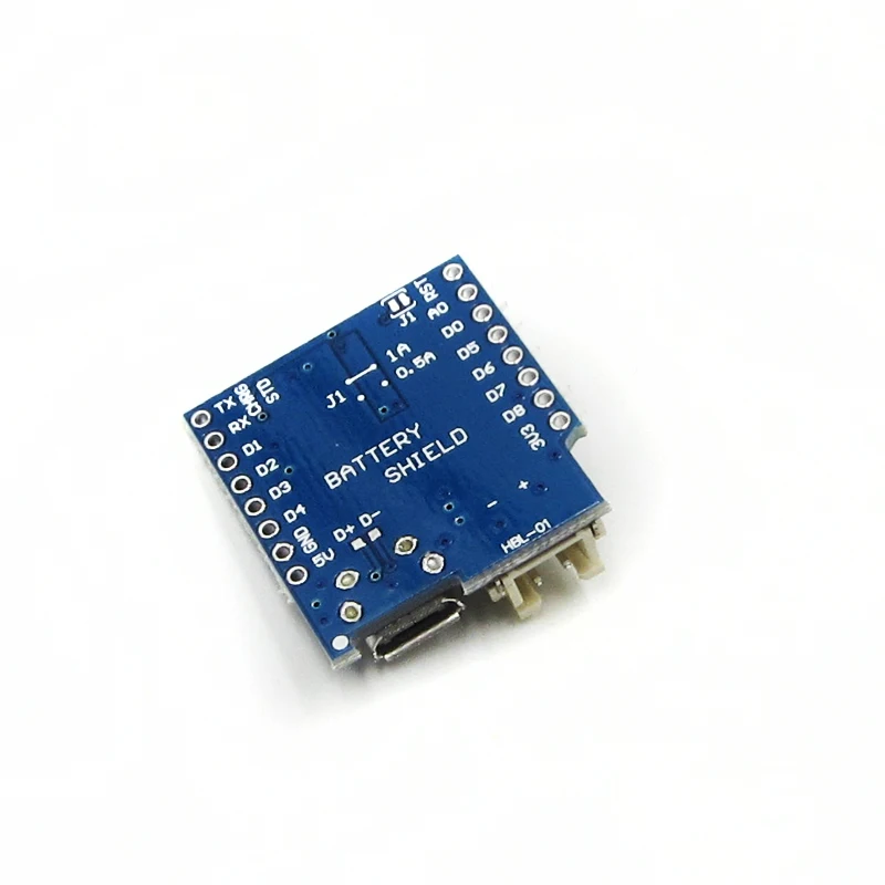 5 шт. встроенный интерфейс Micro USB для зарядки литиевого мини аккумулятора WeMos D1|shield