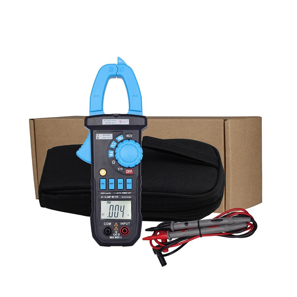 BSIDE Профессиональный переменный ток цифровой клещи ACM01Plus Автоматический