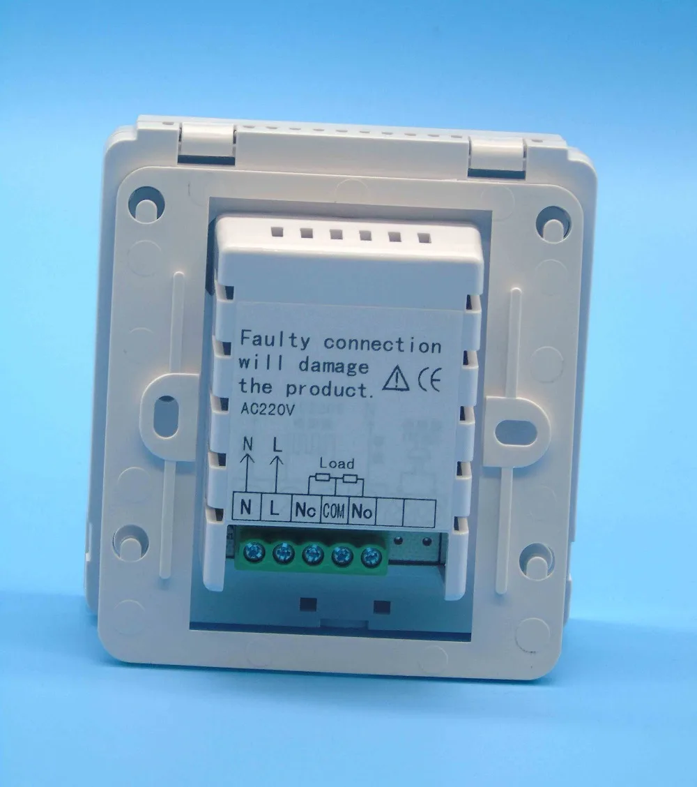 Программируемый настенный газовый котел термостат для AC220V+ 10%(HS-B703