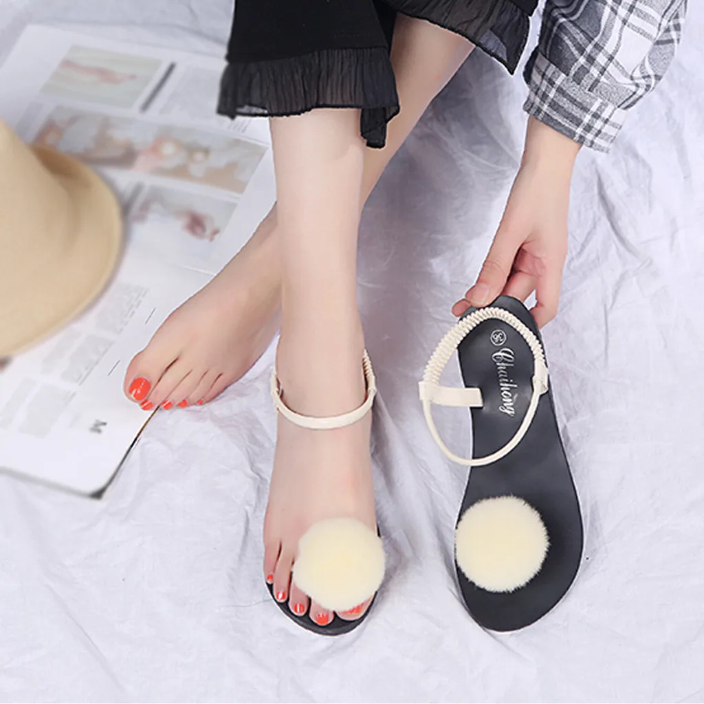 SAGACE/Женская обувь пикантные Вьетнамки на плоской подошве в этническом стиле