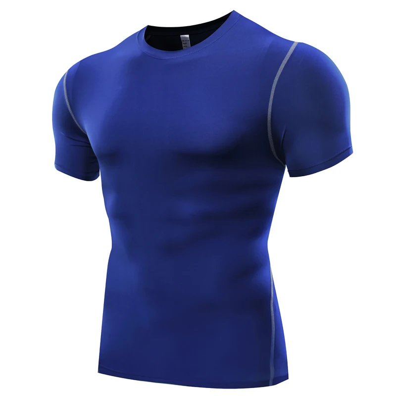 Новинка 2020 летняя мужская эластичная футболка для бодибилдинга фитнеса