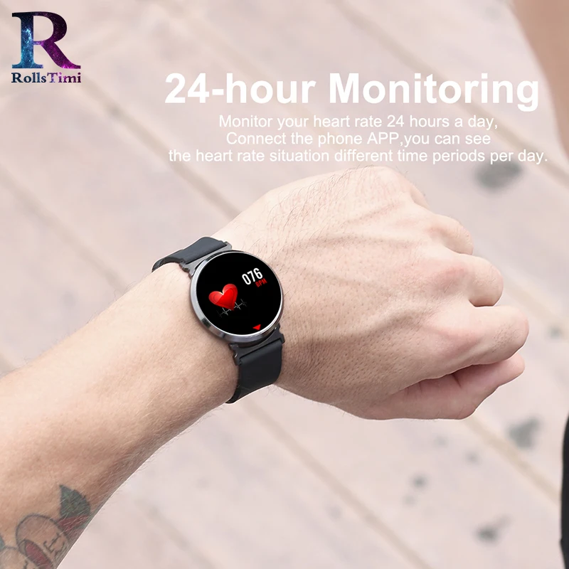 Rollstimi Цвет Экран Смарт-часы Водонепроницаемый смарт-браслет M28 IP68 Bluetooth