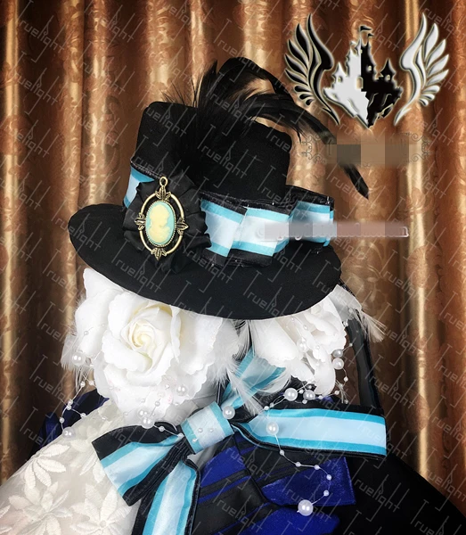 Ciel Black Butler Аниме Косплей Phantomhive Костюм ciel синий павлин иллюстрация версия hwlloween