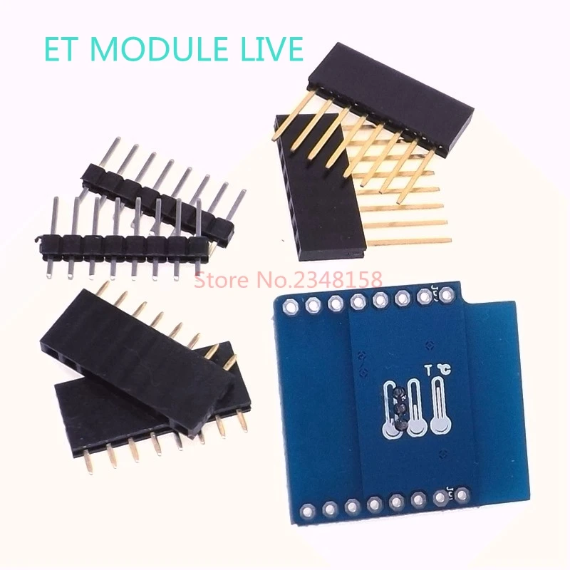 Модуль DS18820 для d1 mini DS18B20 модуль датчика измерения температуры Wi Fi комплект ESP32