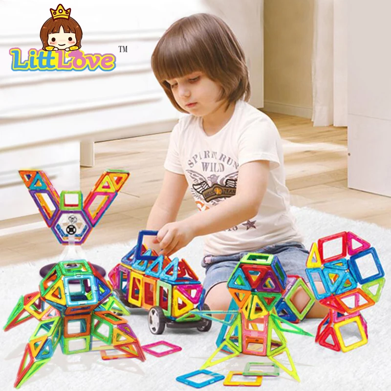 Развивающие магнитные игрушки квадратные треугольные шестиугольные 3D