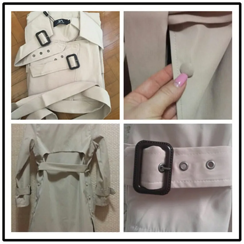 Fashion Long Trench Coat For Women Outerwear Loose Gabardina Mujer Autumn Spring Coats | Женская одежда