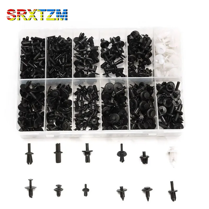 350 шт. Смешанная коробка авто крепеж автомобильный бампер фиксатор заклепки