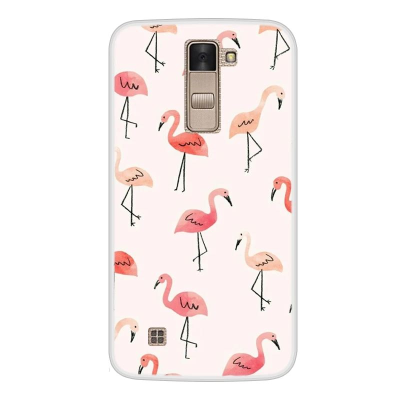 No.18 Чехол для телефона для LG K8 Мягкий Силиконовый ТПУ крутой дизайн Узорчатая краска для LGK8 чехол - Цвет: No.18