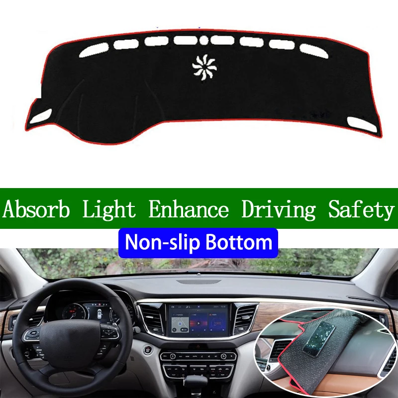 

For GAC Trumpchi GS8 2018 Non-slip Bottom Dashboard Cover Car Decals Car Stickers Interior Car Accessories