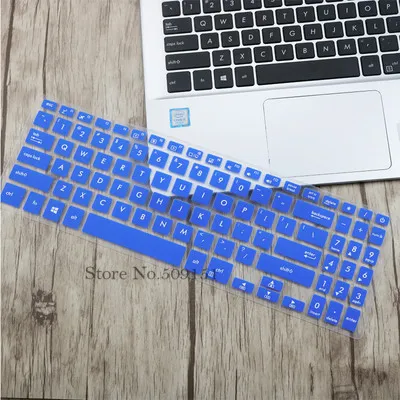 Blue Для Asus VivoBook 15 YX560U Y5000 X507U X507 X507UA X507UB X507UD X560ud X560 15,6 дюймов Обложка клавиатуры для ноутбука Защитная крышка - Цвет: Blue