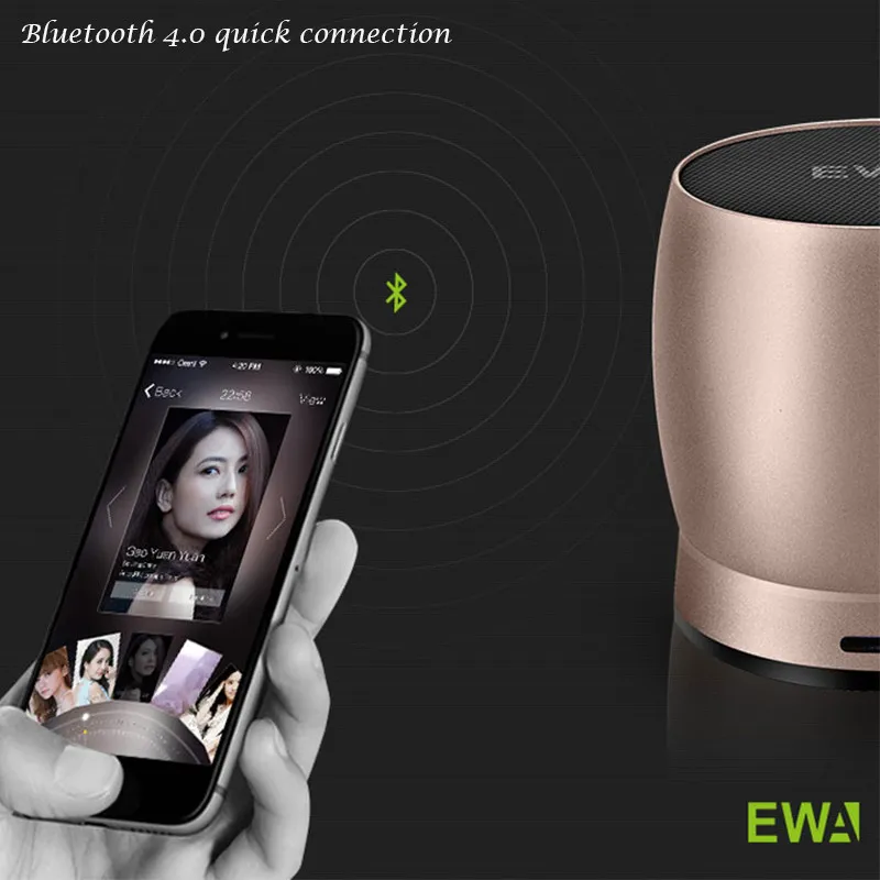 EWA A150 музыкальный плеер портативный динамик s мини беспроводной Bluetooth Динамик ручной Стерео тяжелый бас Саундбар беспроводной динамик s