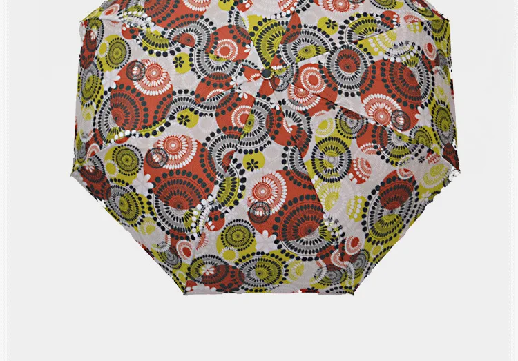 Стиль, Ferris зонтик-цветовое колесо, дождь, для женщин и мужчин, креативный складной Ультра-светильник, пара зонтов, женский модный уличный ветрозащитный зонтик