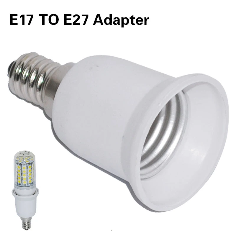 E17 патрон лампы E17 к E27 адаптер конвертер держатель лампы база для Светодиодный светильник лампы светильник ing применение 1 шт./лот