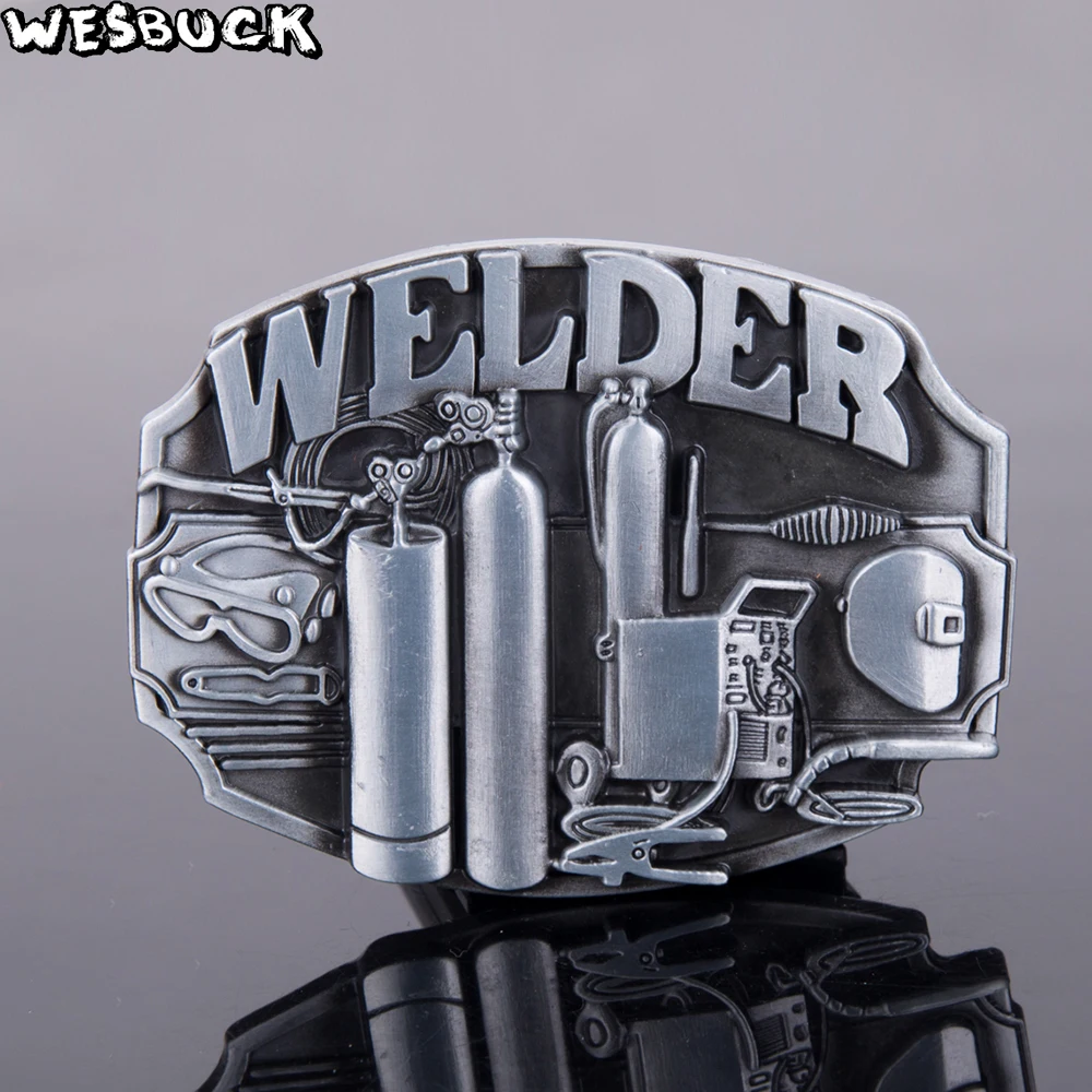 WesBuck брендовые металлические пряжки ремня для мужские Юнисекс Western Buckles девочек в
