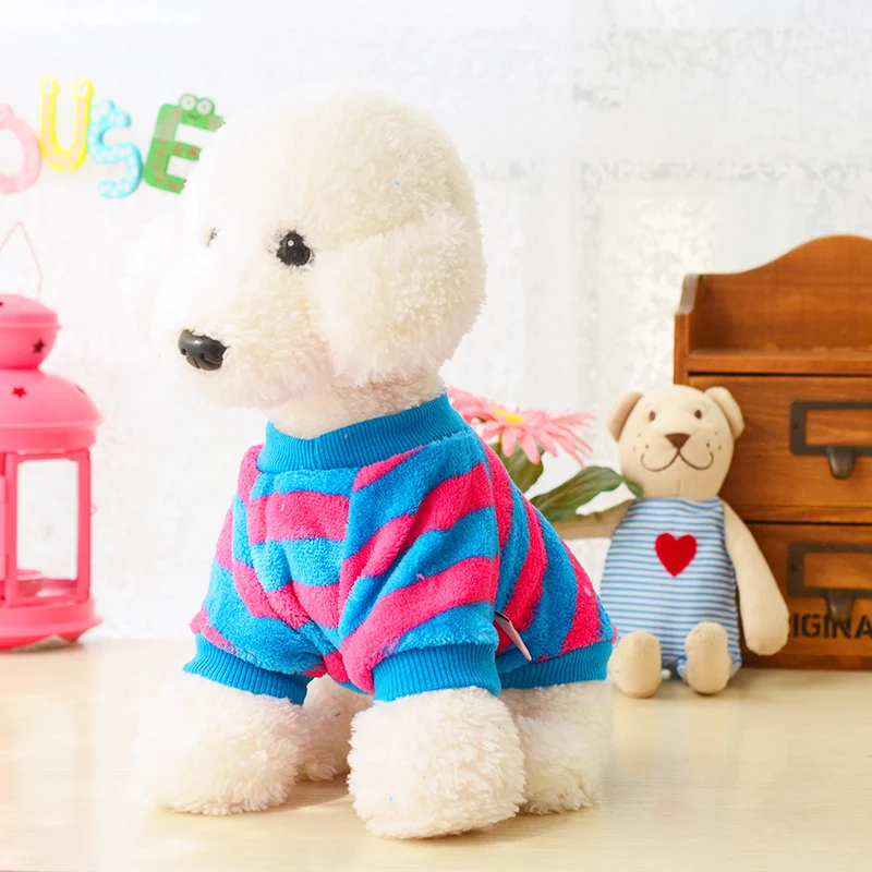 Petcircle Высококачественная собачья одежда в полоску для домашних животных, Толстовки для чихуахуа, йоркца, шнауцера, питбула, мягкая одежда для собак, рубашка для собак