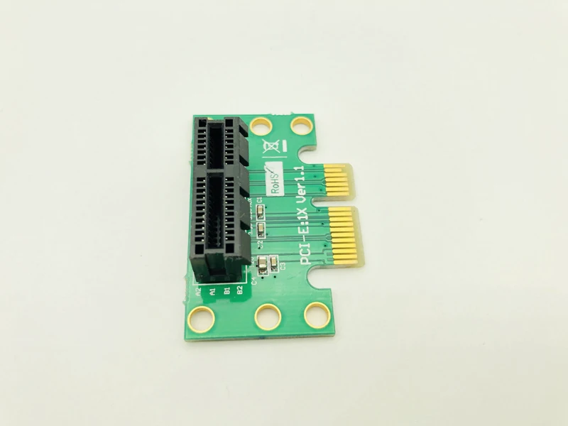 Компьютерные разъемы H1111Z переходная плата PCI Express разъем x1 к адаптер 90 градусов