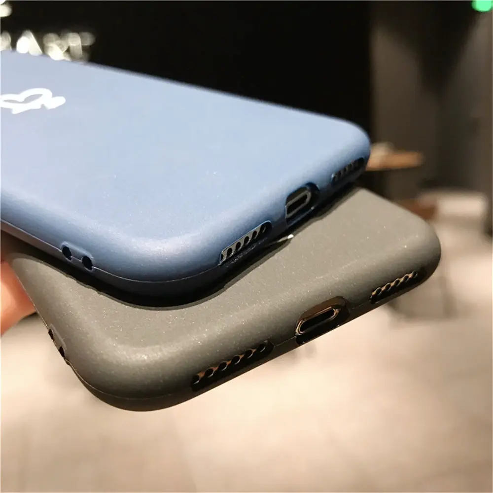 Lovebay для iPhone 7, чехол с надписью «Love Heart» для iPhone 6, 6 s, 8 Plus, 5S, SE, XR, XS Max, чехол для телефона с животными, Мягкий ТПУ силиконовый чехол на заднюю панель