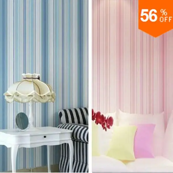 Рулон обоев для мальчиков и девочек нетканые обои синего/розового цвета