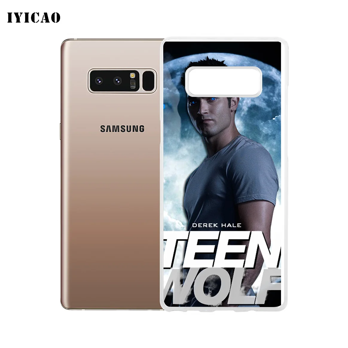 Мягкий силиконовый чехол для телефона IYICAO Teen Wolf TV play Samsung A5 A6 Plus A7 A8 A9 J3 J5 J7 Note 8 9 TPU |