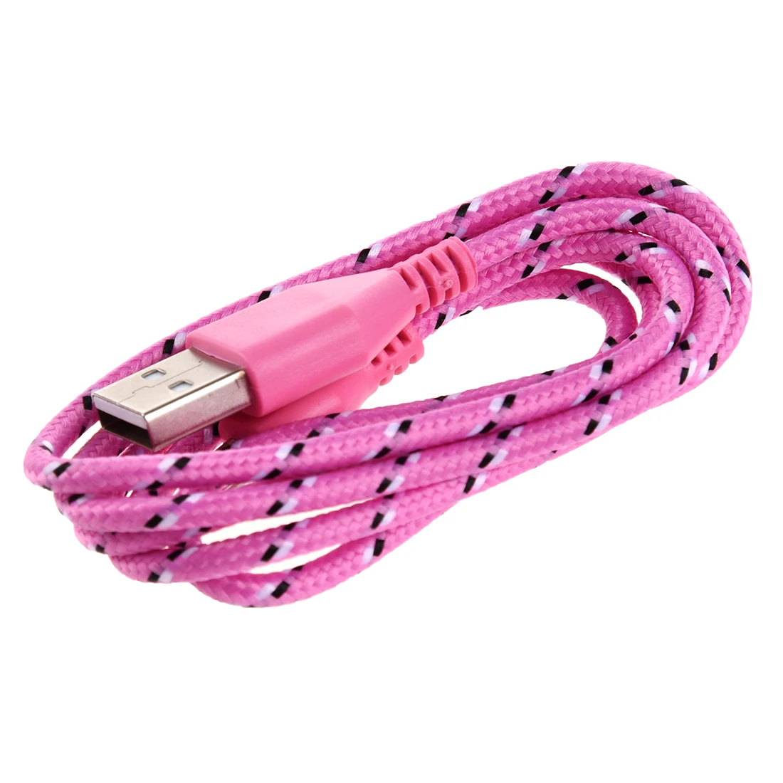 SCLS 1 м Плетеный тканевый кабель Micro USB для передачи данных и синхронизации