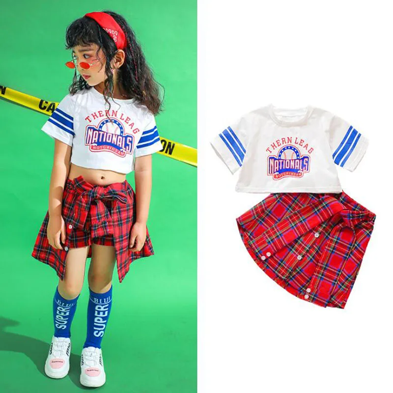 Детские джазовые танцевальные костюмы одежда для девочек черлидер бальных