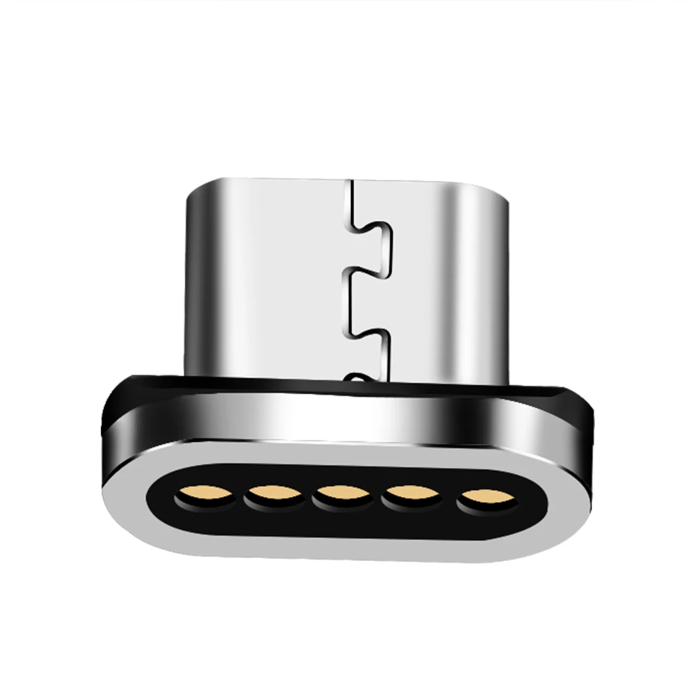 Магнитный кабель Олаф 3A для iPhone X 8 7 Micro usb type C кабель передачи данных для быстрой зарядки для samsung Xiaomi huawei магнитное зарядное устройство - Цвет: Micro Plug