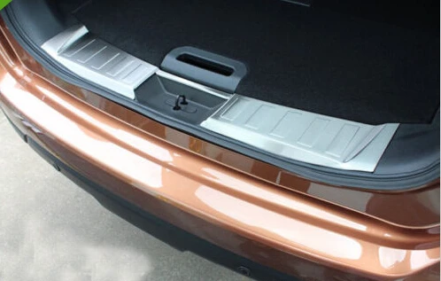 

Rear bumper cargo door sill scuff plate Cover for Nissan Rogue 2014 2015